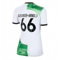 Camisa de Futebol Liverpool Alexander-Arnold #66 Equipamento Secundário Mulheres 2023-24 Manga Curta